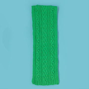 Chickling Cable Scarf - Free Knitting Pattern in Paintbox Yarns Cotton DK