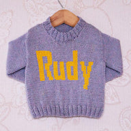 Intarsia - Rudy Moniker Chart - Childrens Sweater