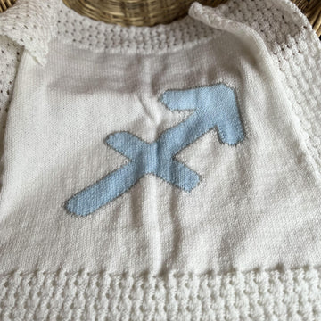 Sagittarius Zodiac Baby Blanket