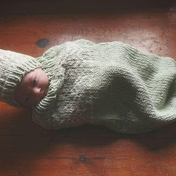 Isle of Mull newborn beanie and cocoon