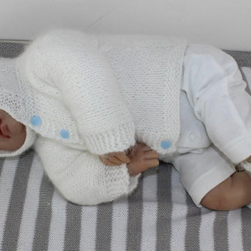 Baby Fluffy Hoodie and Booties