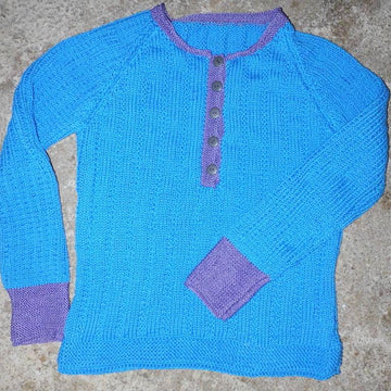 MANDRAZZE RUSTIC, aran-weight cotton sweater
