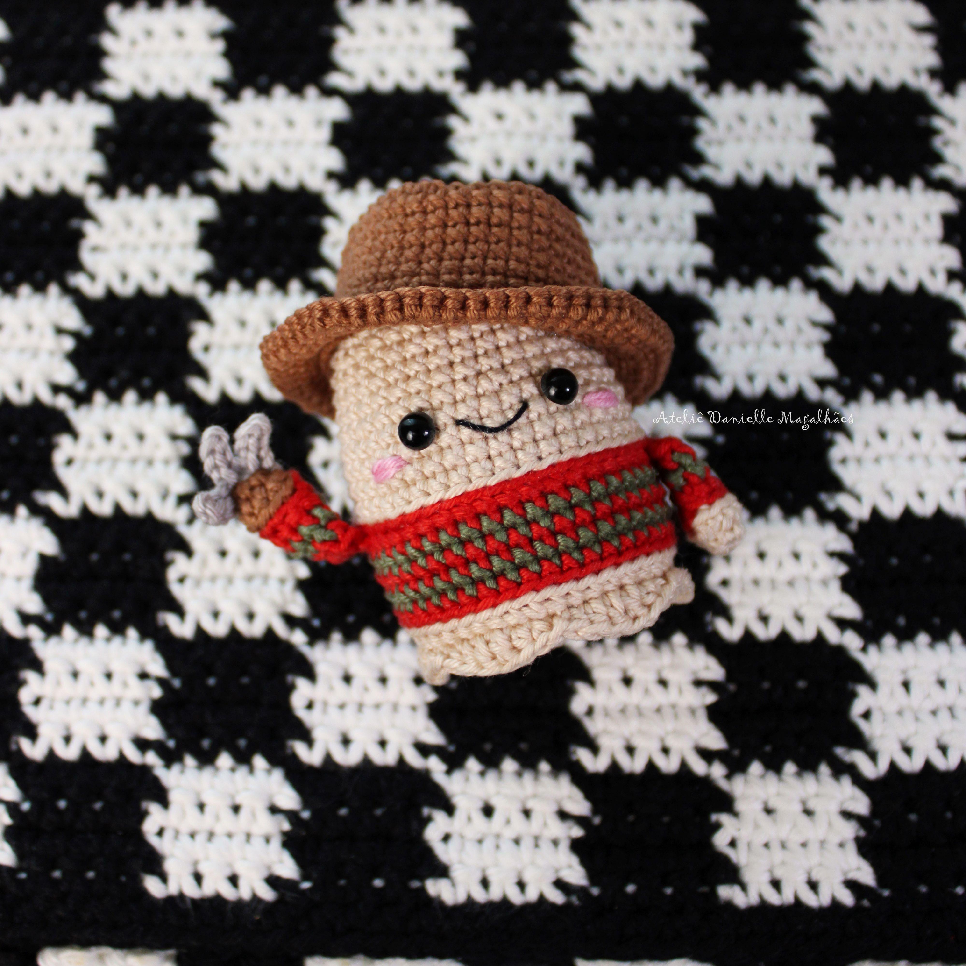 Freddy Boo Crochet Pattern PDF, Tiny Spooky Ghost Amigurumi, Easy Halloween Crochet Pattern
