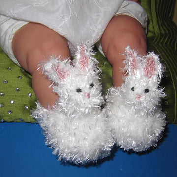 Baby Fluffy Bunny Boots