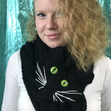 Black Cat Scarf