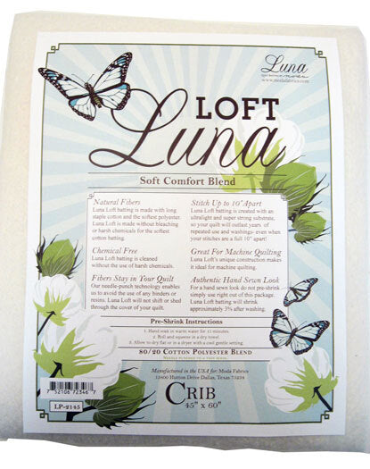 Luna Batting Luna Loft Cttn Blend Batt - Crib