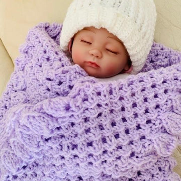 "Tuesday's Child" baby blanket