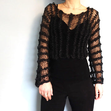 Black Magic Cropped Top