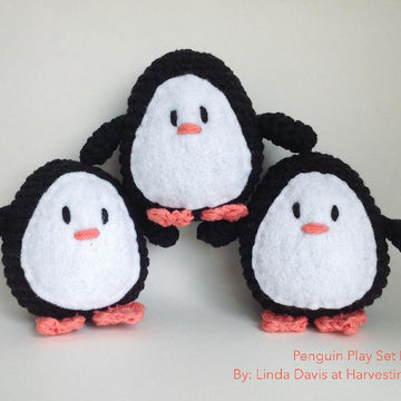 Penguin Winter Play Set Pattern