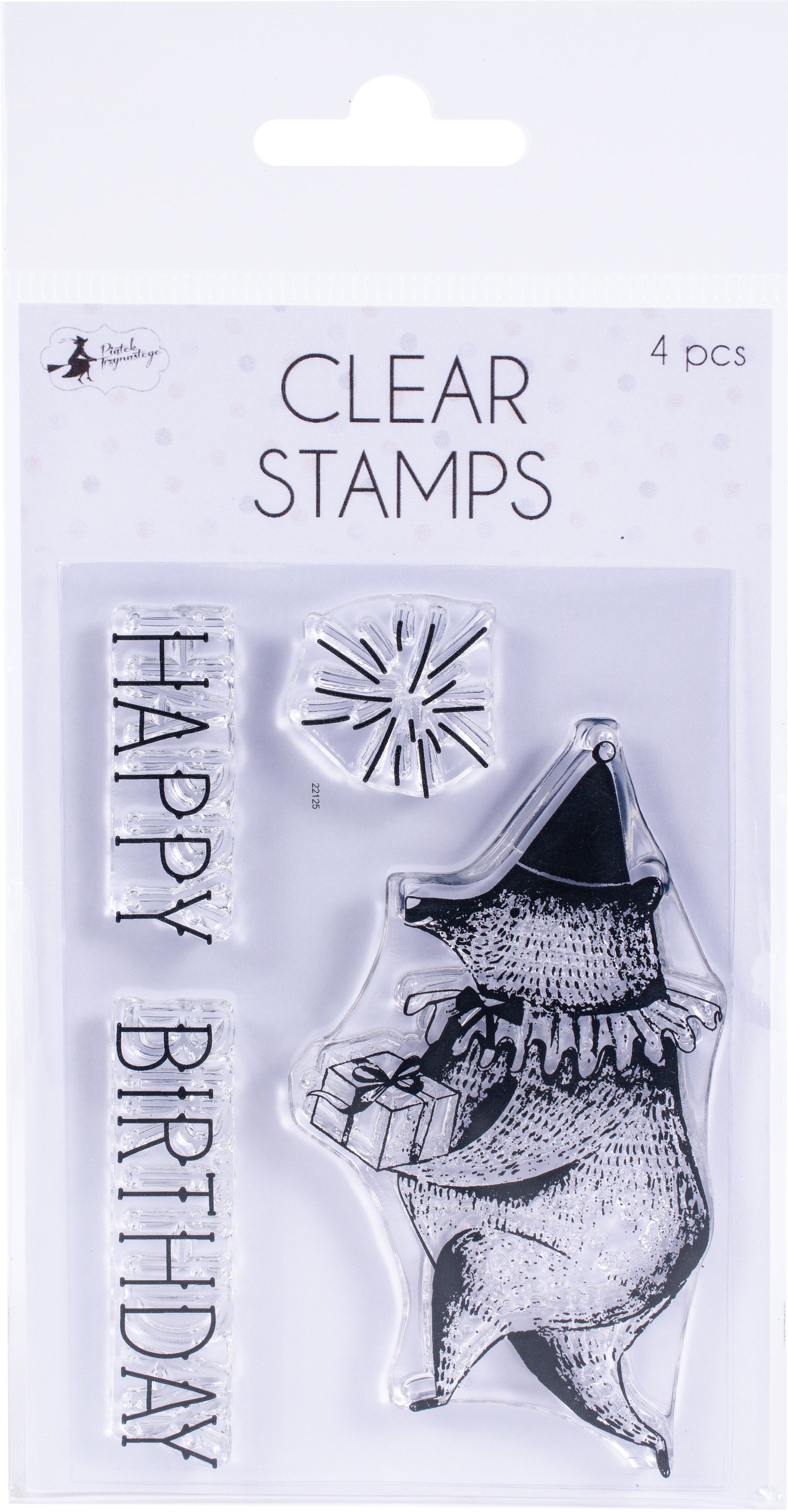 P13 Photopolymer Stamps 4/Pkg - Happy Birthday
