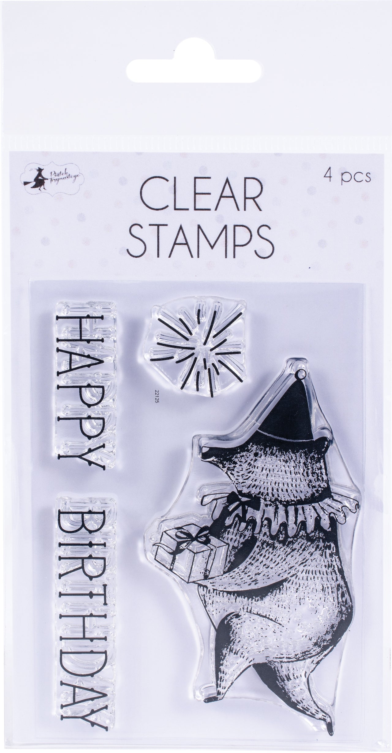 P13 Photopolymer Stamps 4/Pkg - Happy Birthday