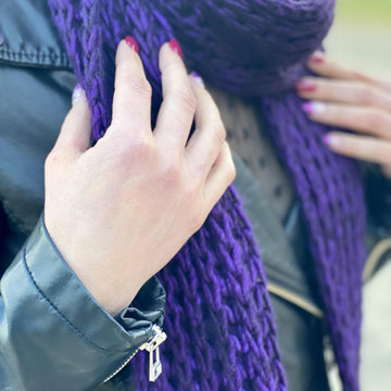 Easy/Beginner Scarf “For The Love of Brioche”