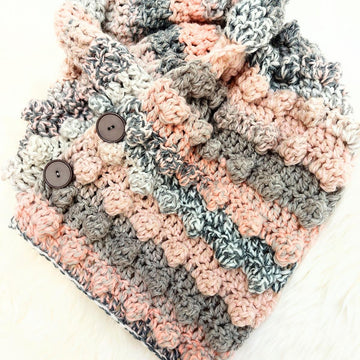 Bubbles collar scarf