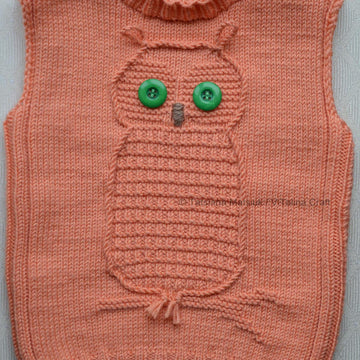Wise Owl Baby Vest