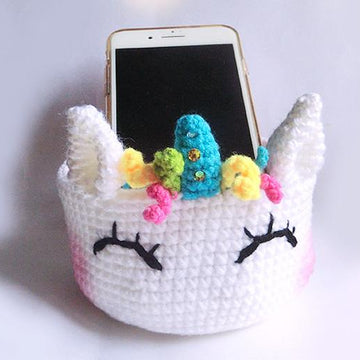 Unicorn crochet pattern, holder