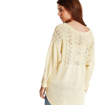 Leaf Patterned Sweater in BC Garn Soft Silk - 2368BC - Downloadable PDF
