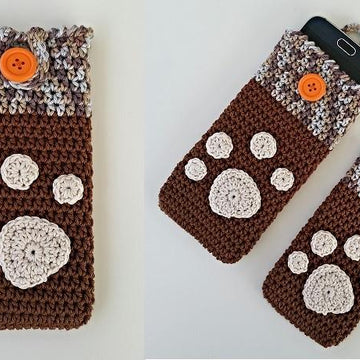 Smartphone Cozy Paw Print