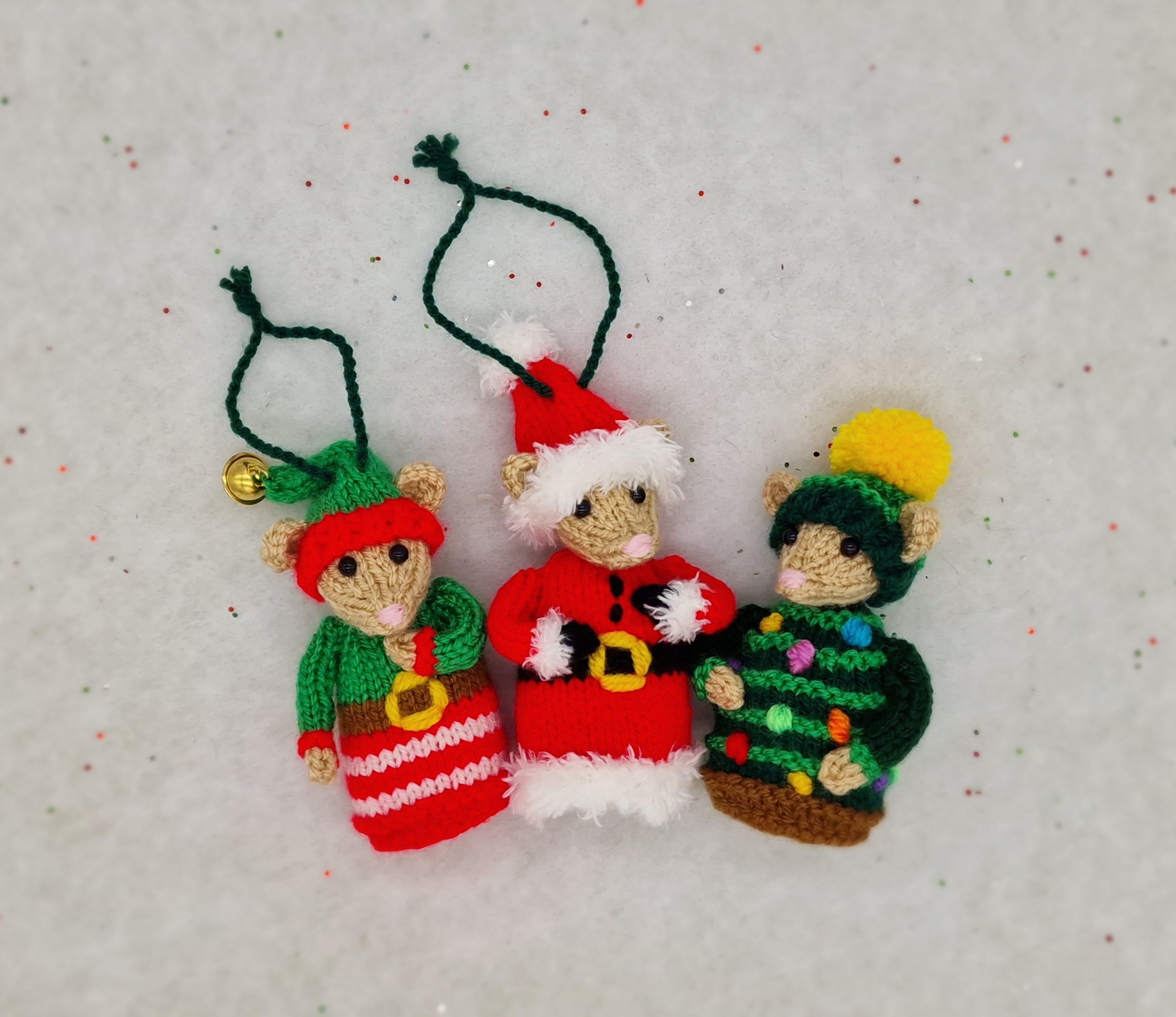 Christmas Mouse Shelf Sitter Bauble
