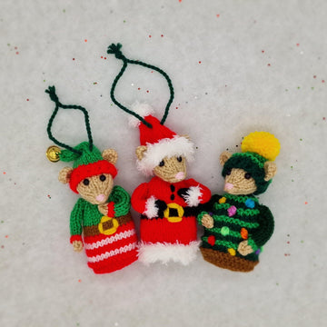 Christmas Mouse Shelf Sitter Bauble