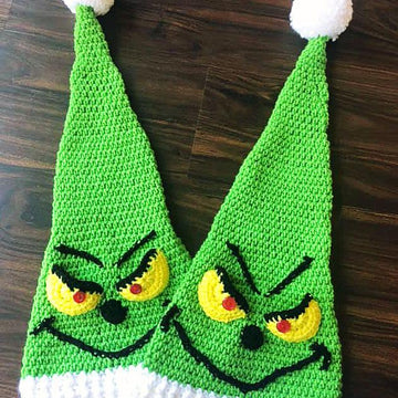 Grinch Christmas Elf Hat