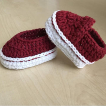Sporty Baby Bootie & Hat Set N 234