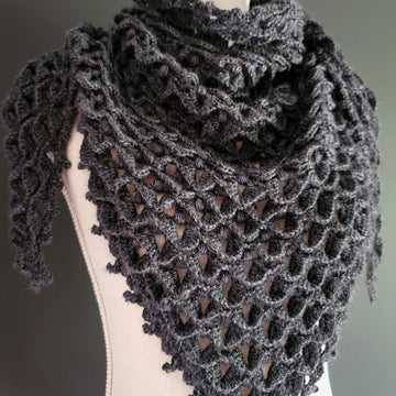 Nocturne Crochet Shawl