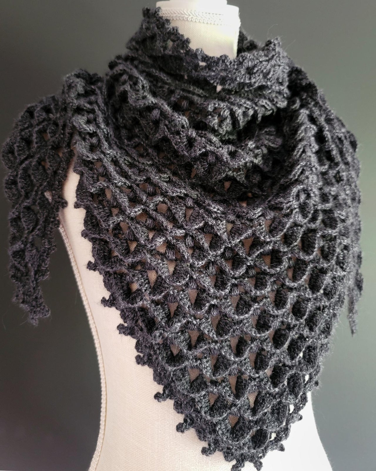 Nocturne Crochet Shawl