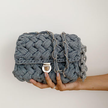 Criss-Cross Crochet Clutch