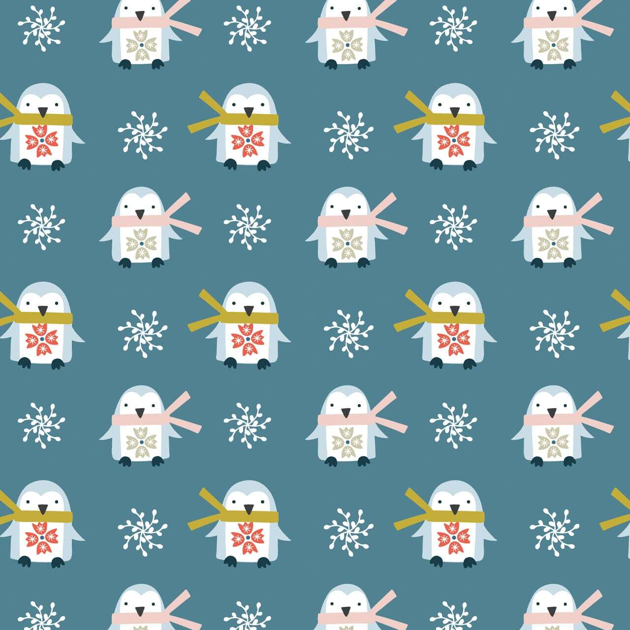 Dashwood Studio Winter Folk - Winter Penguins