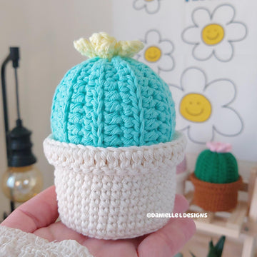 Cactus pin cushion with storage box