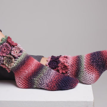 Lovers of flowers socks