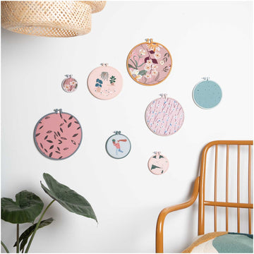 Rico Embroidery Hoop - Powder