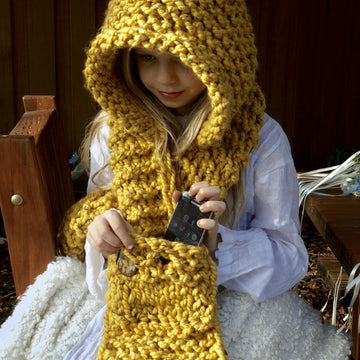 January Hooded Scarf