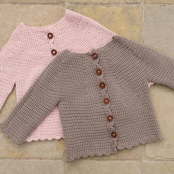 Alvina Bloomer and Cardigan Baby Set