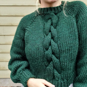 Braided Embers Sweater