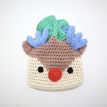 Reindeer Drawstring Treat Bag