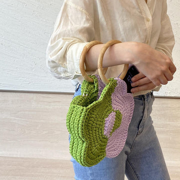 Groovy Flower Crochet Bag Pattern – Retro Aesthetic | Handbag, Shoulder, Crossbody & Tote Bag