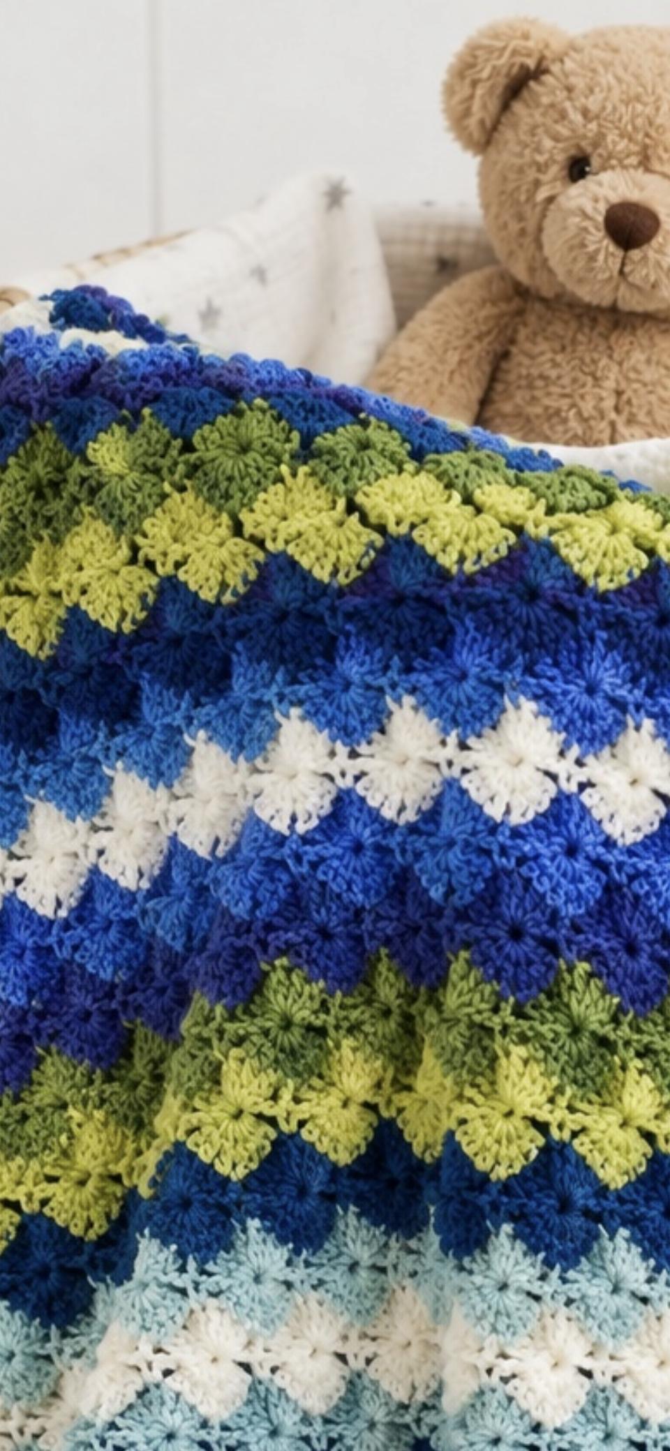 Catherine Wheel Crochet Blanket
