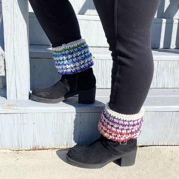 Frost Blossom Boot Cuffs