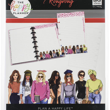Happy Planner Mini Fill Paper 4.5"X7" 40/Pkg - Empowered Women W/Foil X Rongrong