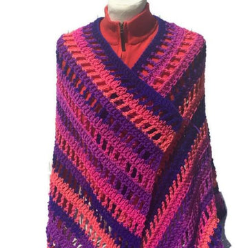 Flamingo Triangular Shawl