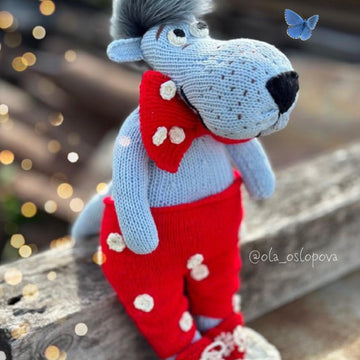 Wolf knitting pattern
