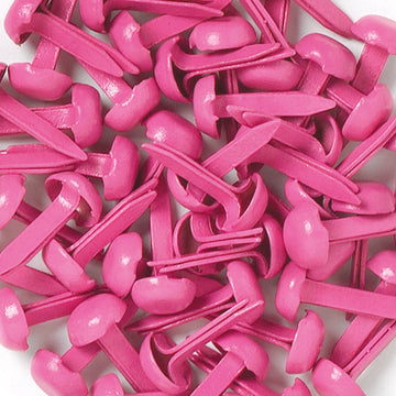 Doodlebug Mini Brads .125" 25/Pkg - Bubble Gum