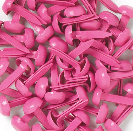 Doodlebug Mini Brads .125" 25/Pkg - Bubble Gum