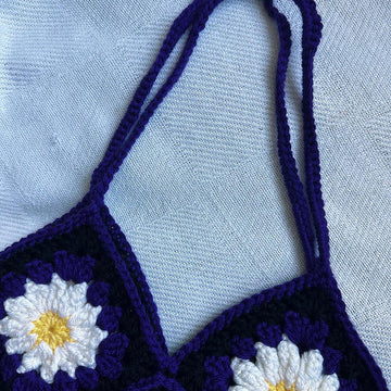 Daisy Granny Square Bag