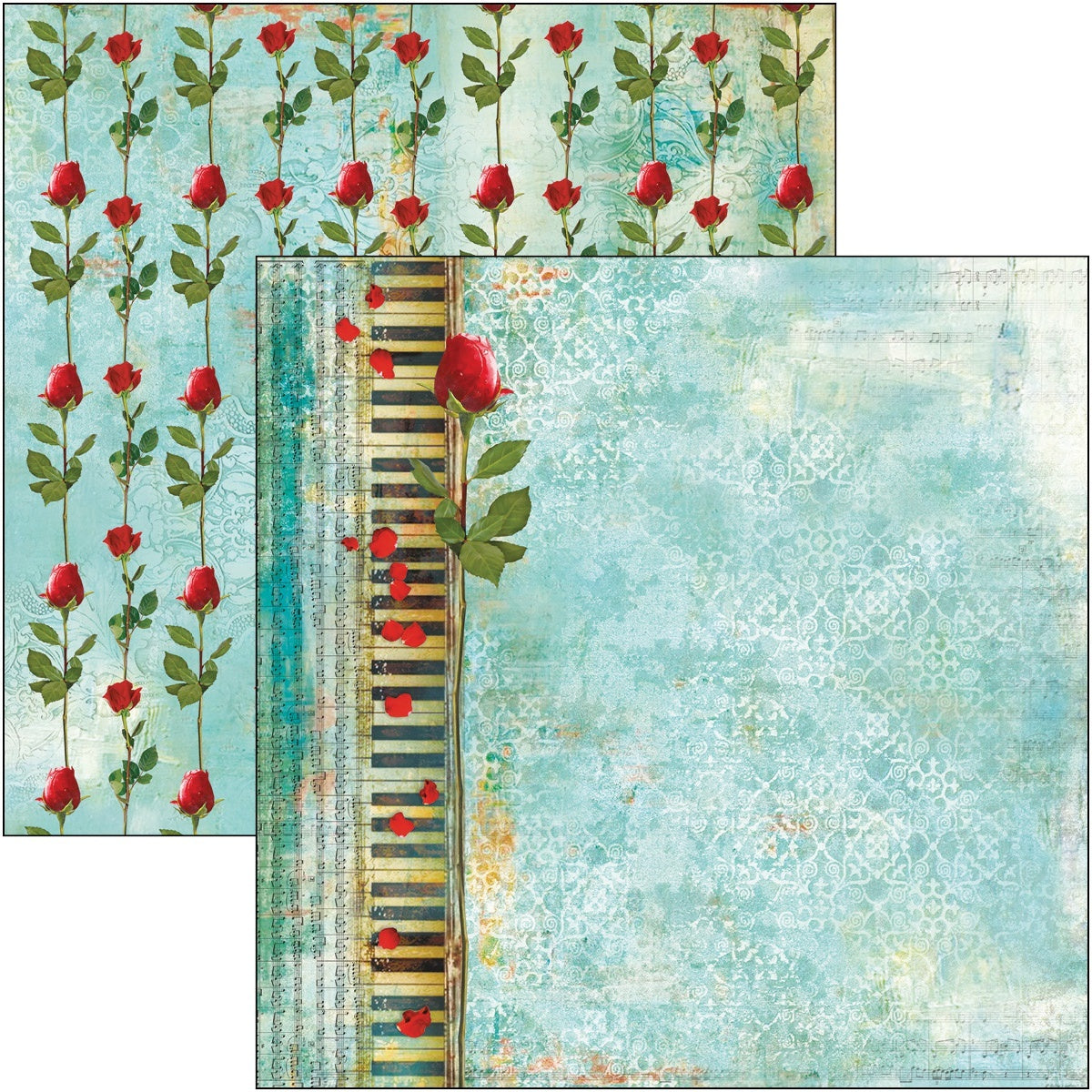 Ciao Bella Double-Sided Cardstock 90lb 12"X12" 12/Pkg - Baila Conmigo, Tango