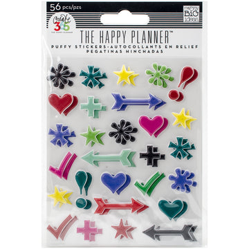 Happy Planner Puffy Stickers 2/Sheets - Icons