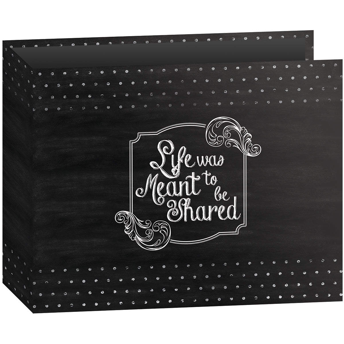 Pioneer 3-Ring Chalkboard Album 12"X12" - Shared