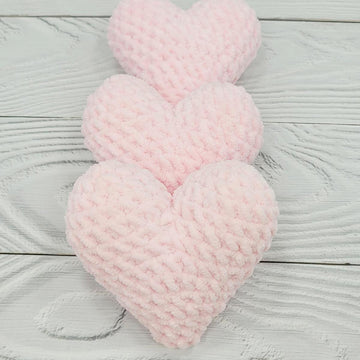 Heart Pink Plush