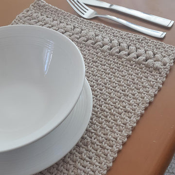 Springridge Crochet Placemat & Coaster Set